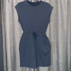 Target blue and white stripped dress